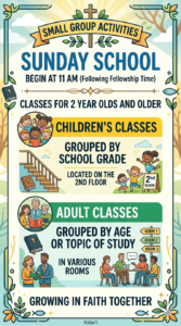 Small Groups for All Ages @ Clinton 1st UMC | Clinton | Indiana | United States