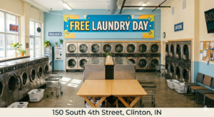 Laundry Day - 1st & 3rd Wednesdays @ Laundromat | Clinton | Indiana | United States